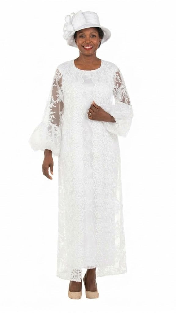 2pc Lux Lace Drs + Long Jkt