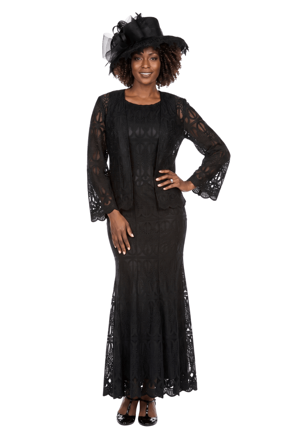 3pc Lux Lace Skirt Suit w/ Scallop Hems - Especially Yours