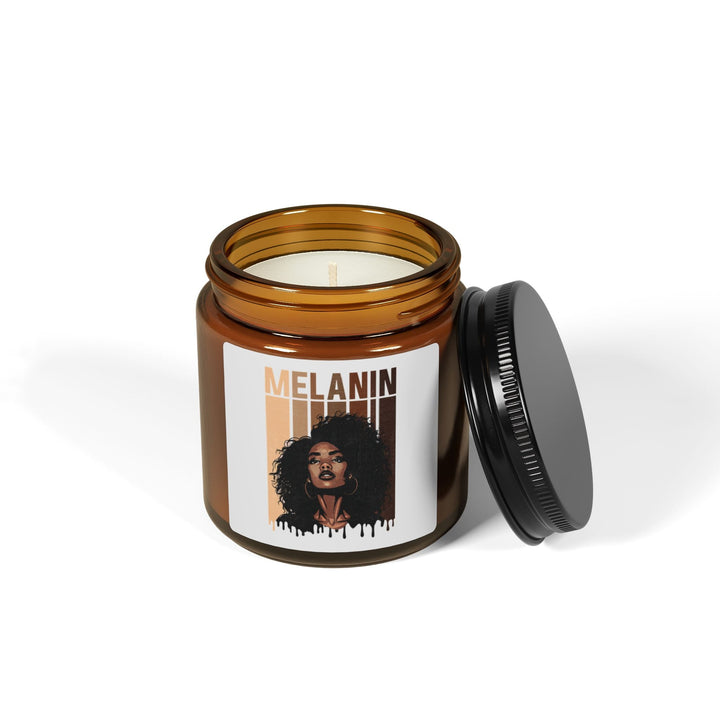 Melanin Soy Candle — Amber Jar Scented Candle (Decorative Aromatherapy Gift) - Especially Yours