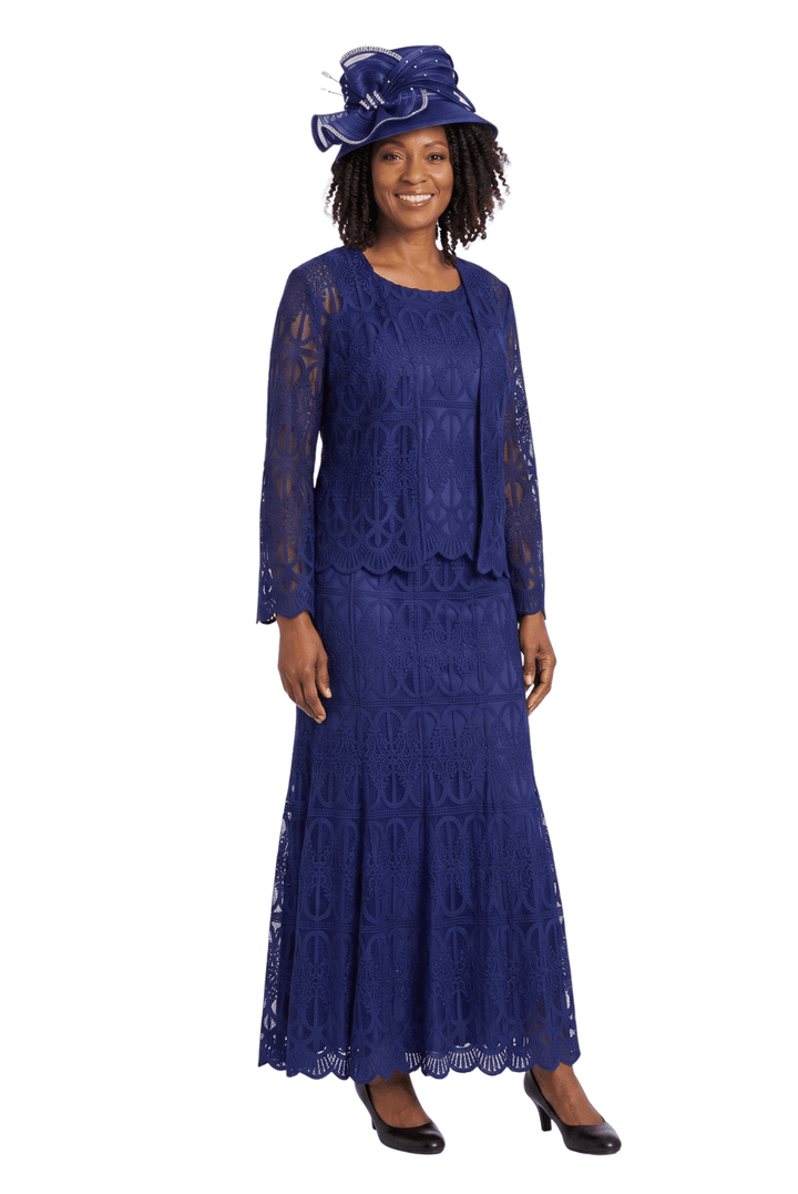3pc Lux Lace Skirt Suit w/ Scallop Hems - Especially Yours