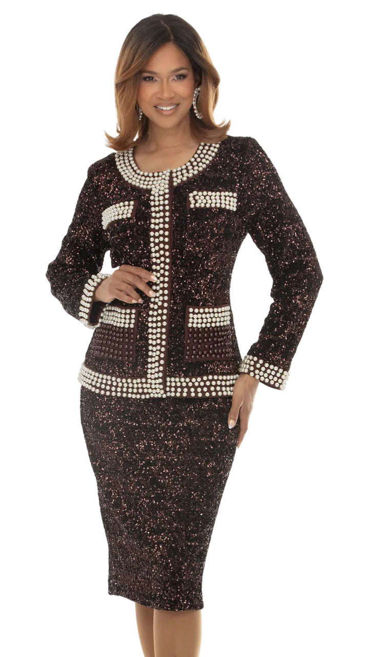 Donna Vinci  2pc. Jacket & Skirt Set, Style 12234