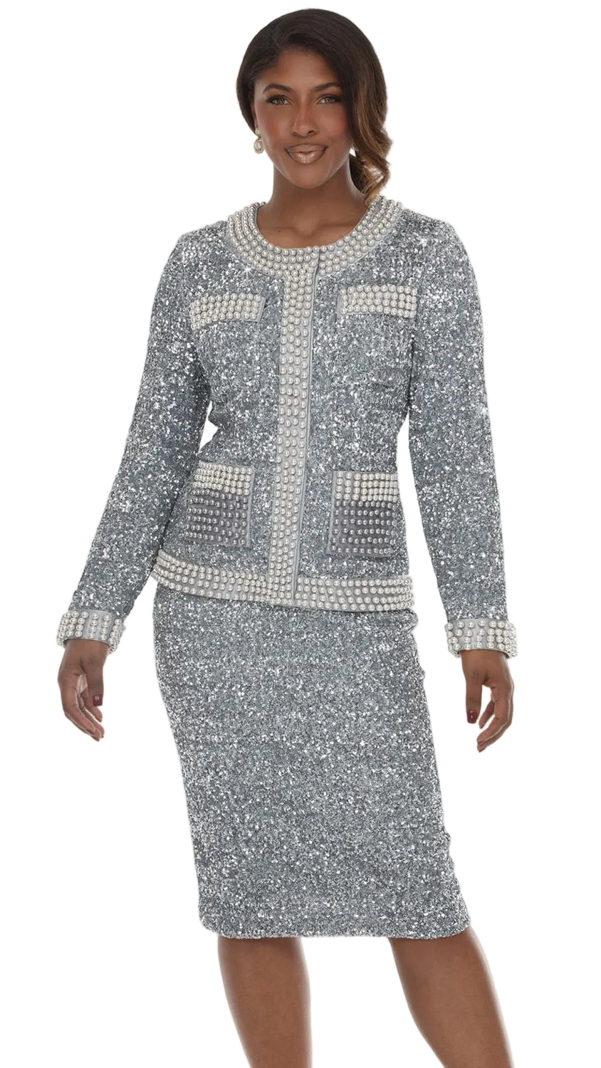 Donna Vinci  2pc. Jacket & Skirt Set, Style 12234