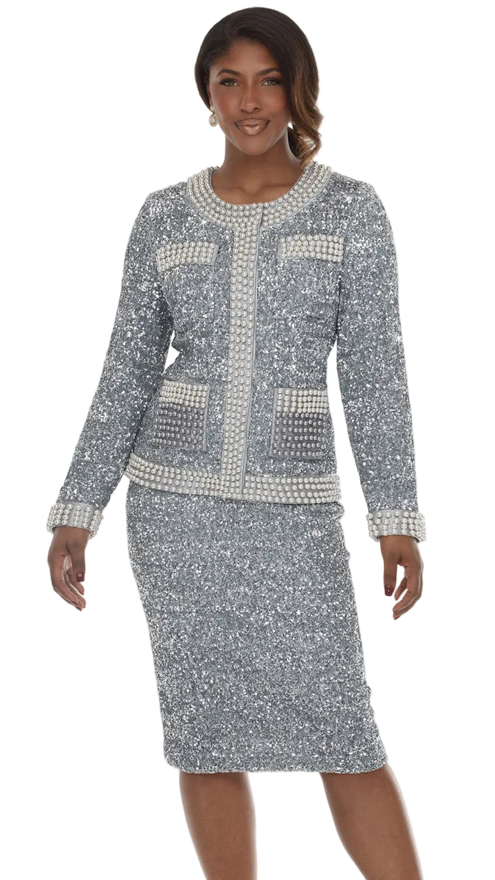 Donna Vinci  2pc. Jacket & Skirt Set, Style 12234