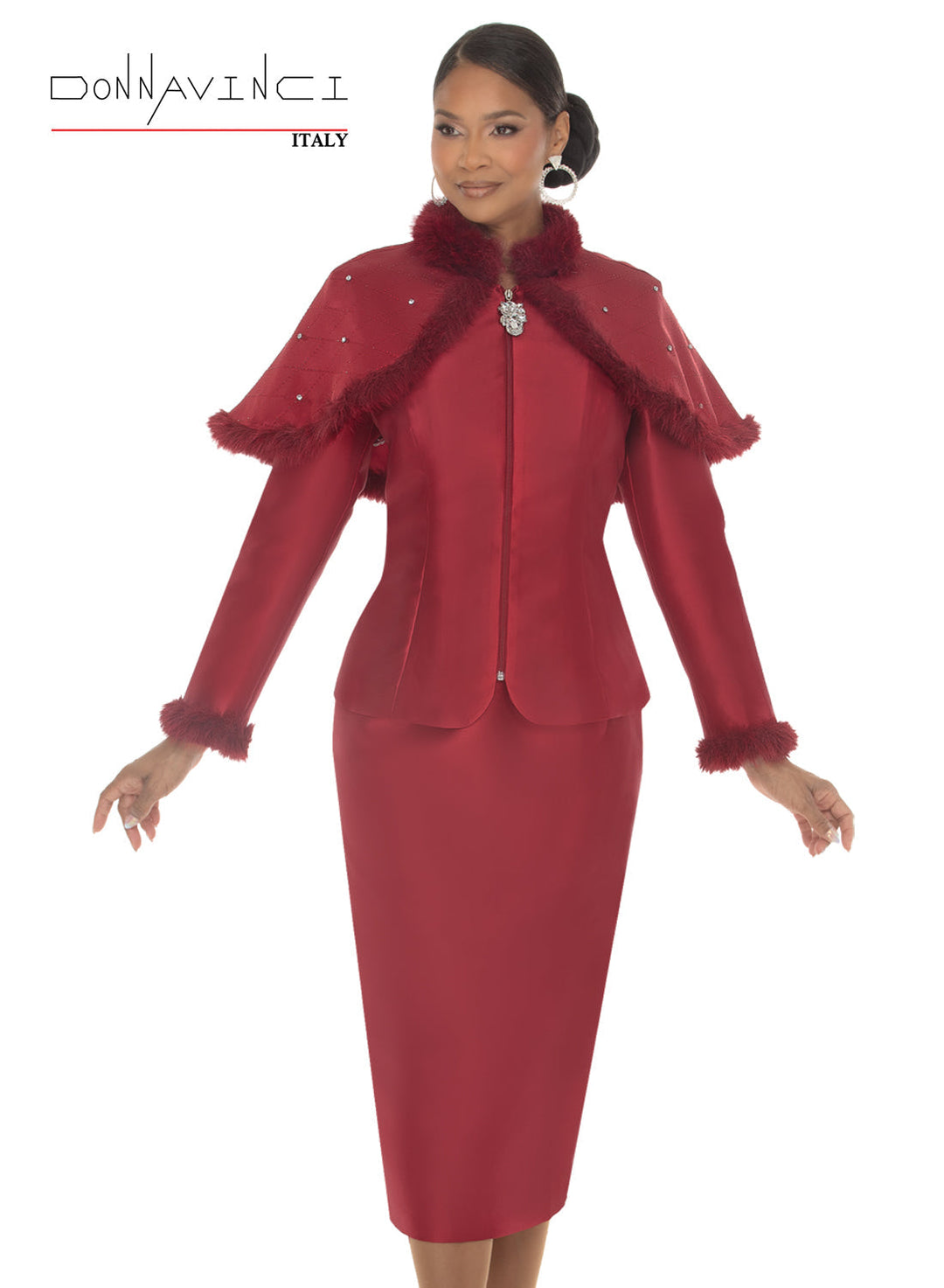 Donna Vinci  2pc. Jacket & Skirt Set, Style 12240