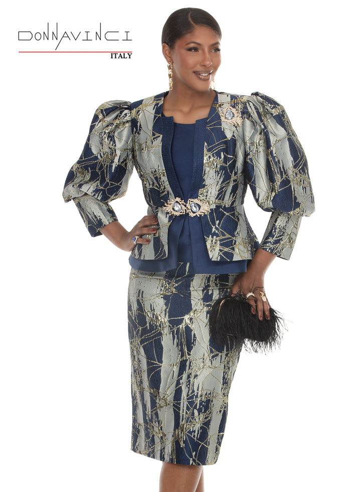 Donna Vinci  3pc. Jacket, Cami & Skirt Set, Style 12282