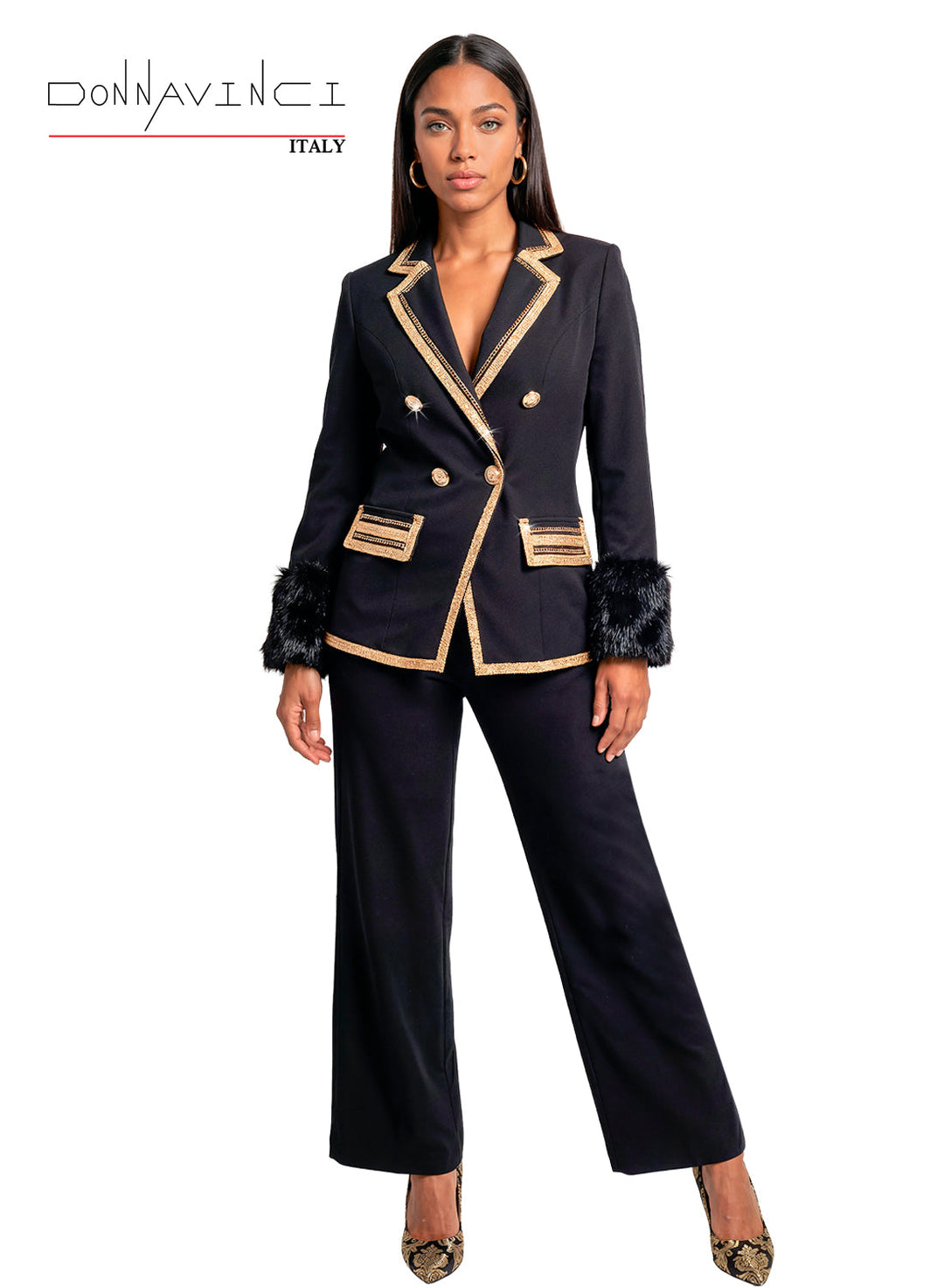 Donna Vinci  3pc. Jacket, Cami & Pant Set, Style 12283