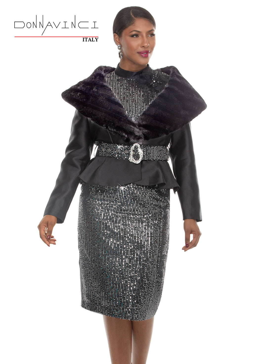 Donna Vinci  3pc. Jacket, Cami & Skirt Set, Style 12285