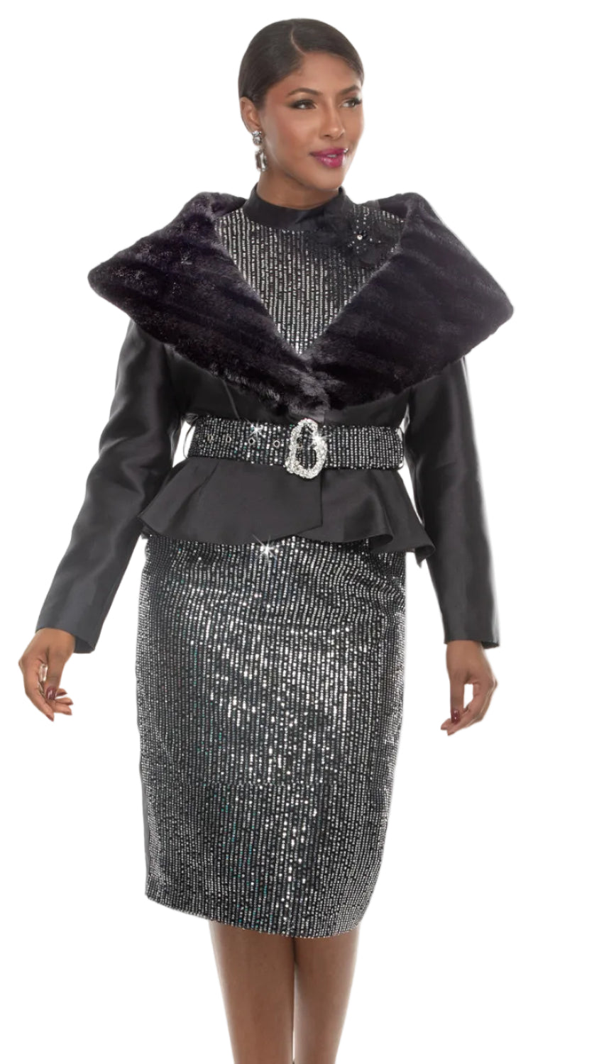 Donna Vinci  3pc. Jacket, Cami & Skirt Set, Style 12285