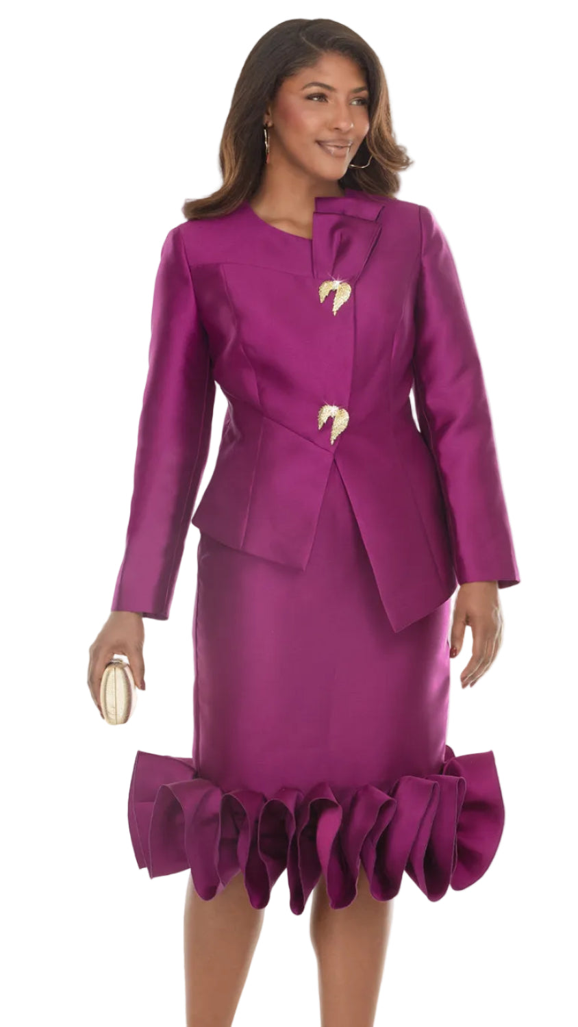 Donna Vinci  2pc. Jacket & Skirt Set, Style 12292