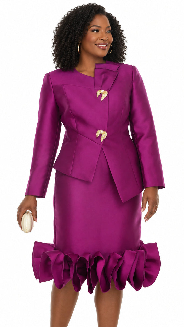 Donna Vinci  2pc. Jacket & Skirt Set, Style 12292