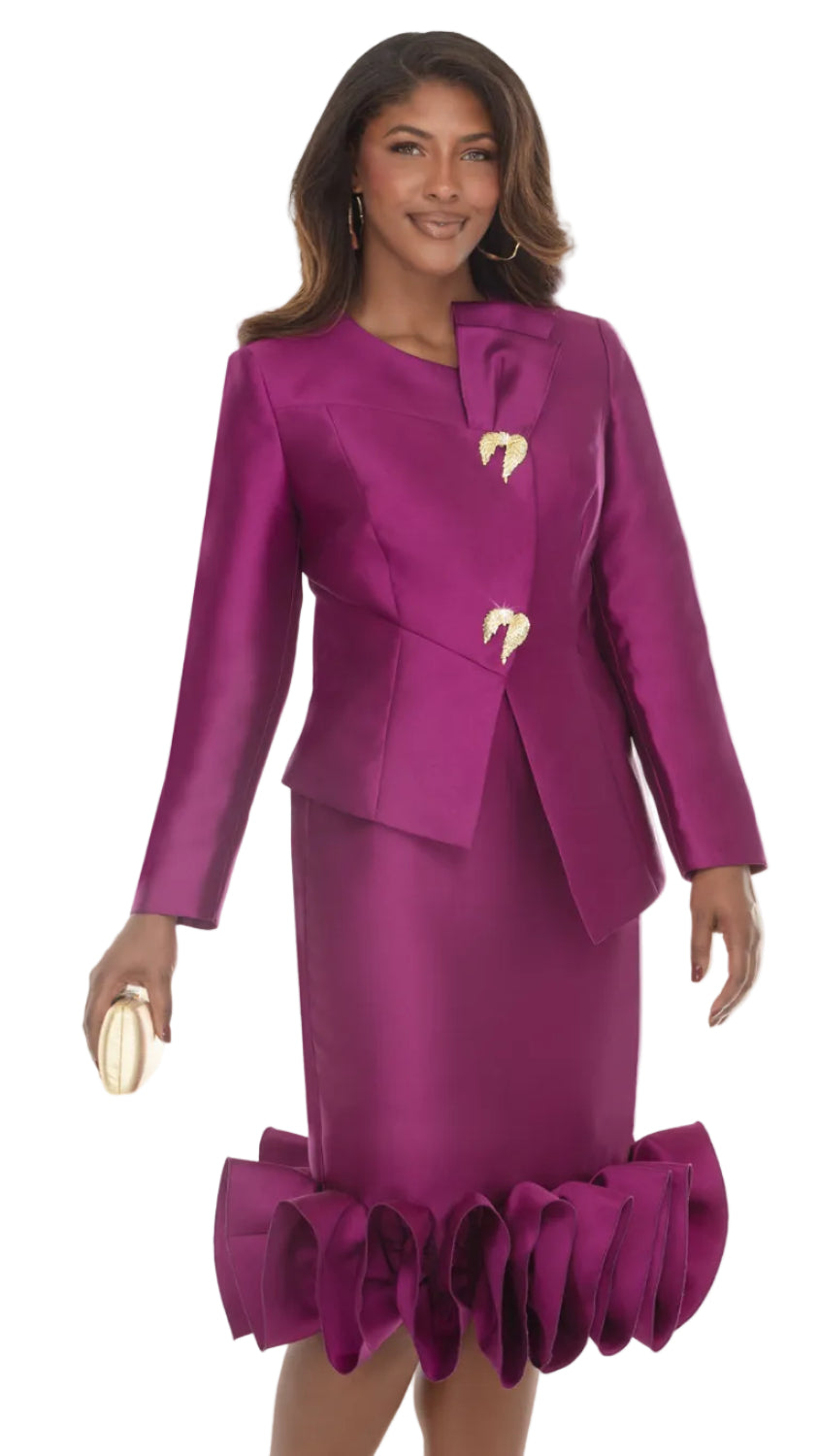 Donna Vinci  2pc. Jacket & Skirt Set, Style 12292