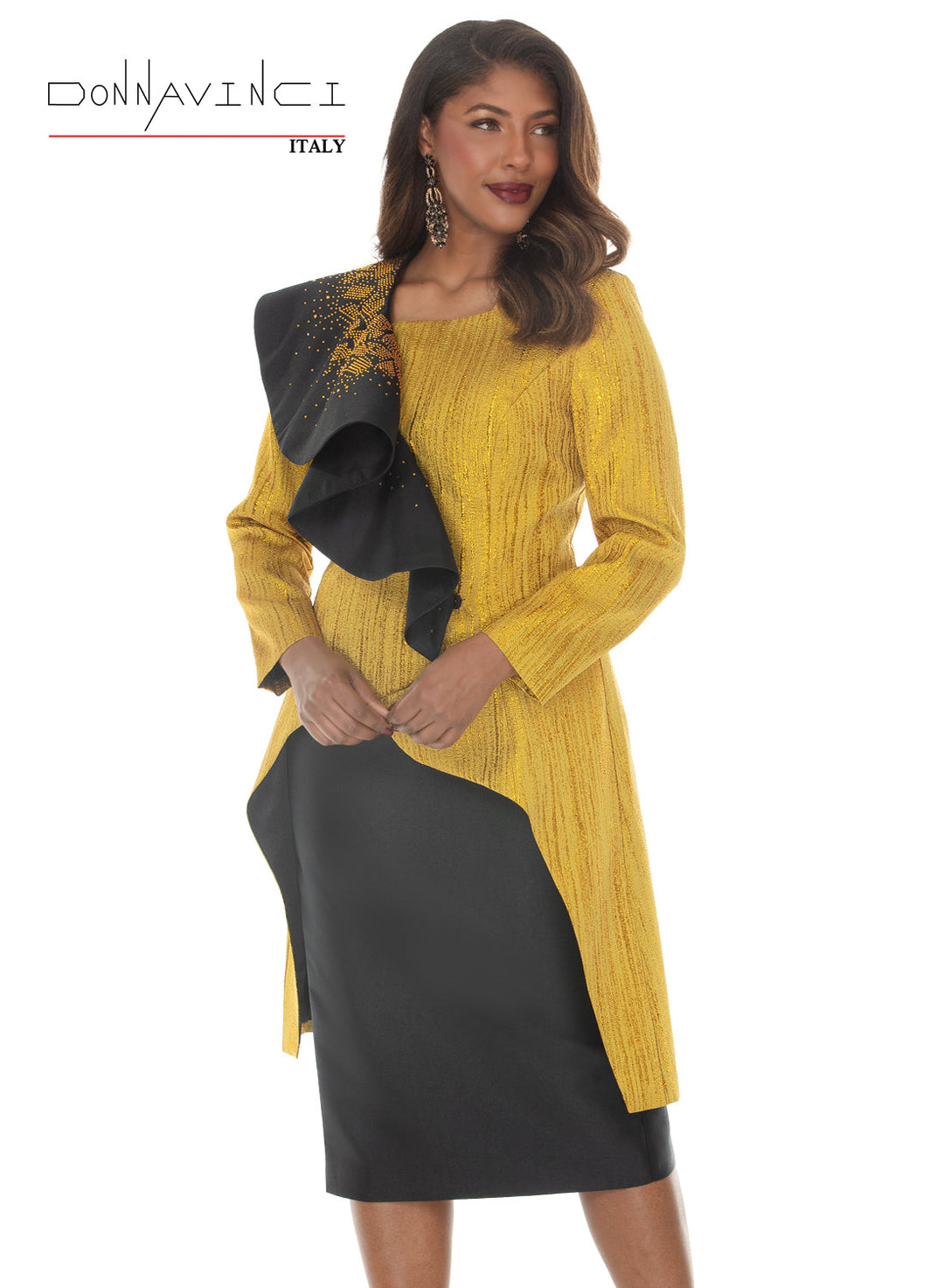 Donna Vinci  2pc. Top & Skirt Set, Style 12293