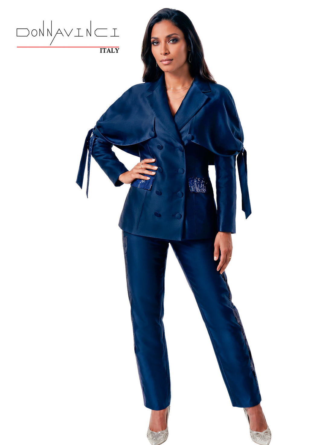 Donna Vinci  2pc. Jacket & Pant Set, Style 12297