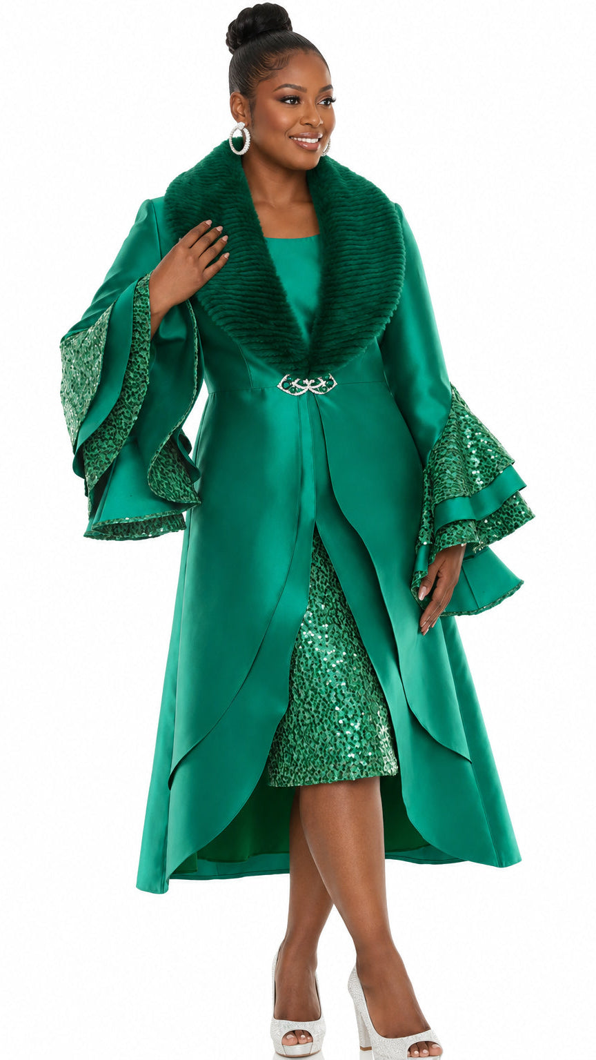 Donna Vinci  2pc. Dress & Jacket Set, Style 12308