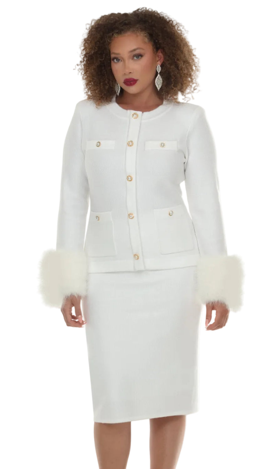 Donna Vinci KNITS, 2pc. Jacket & Skirt Set Style 13470