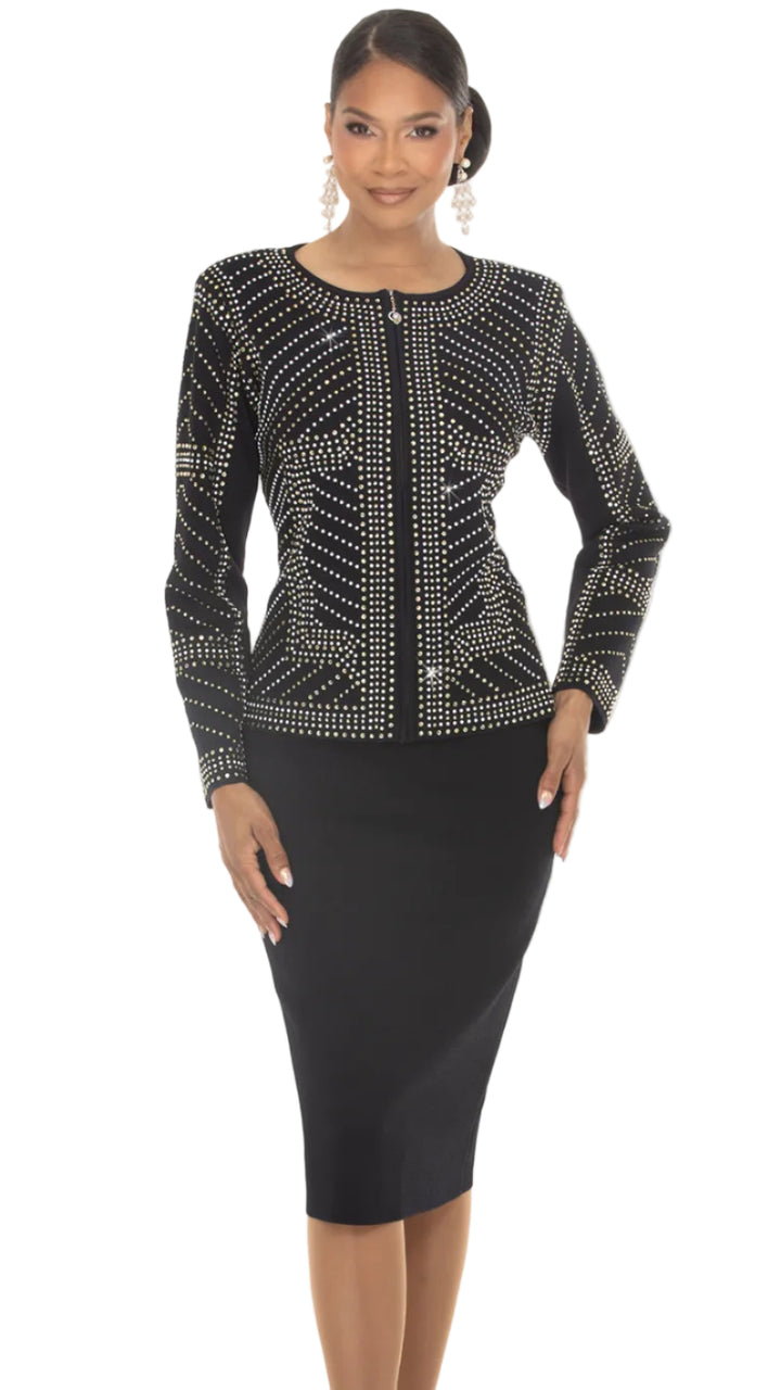 Donna Vinci KNITS, 2pc. Jacket & Skirt Set Style 13471