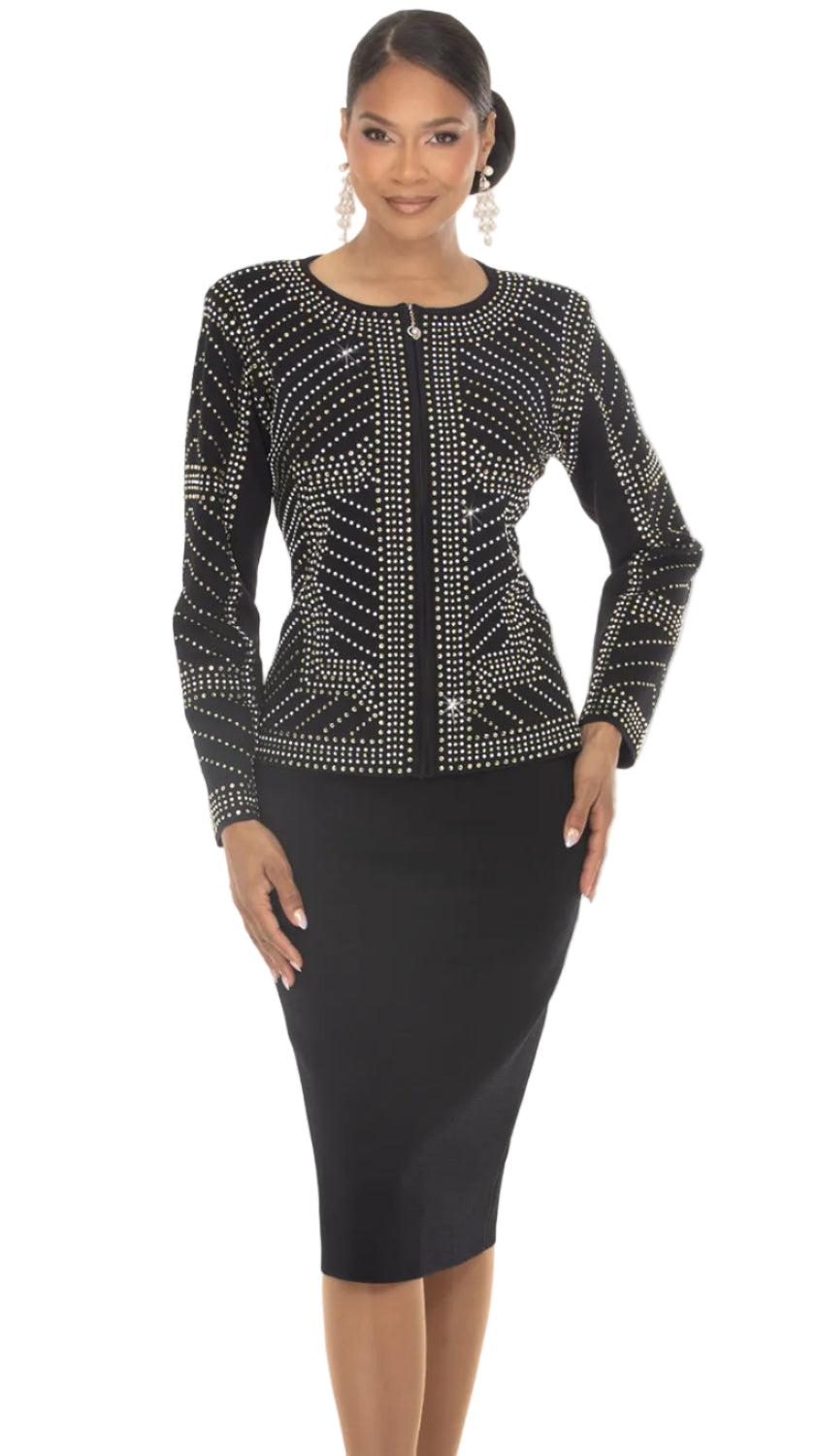 Donna Vinci KNITS, 2pc. Jacket & Skirt Set Style 13471