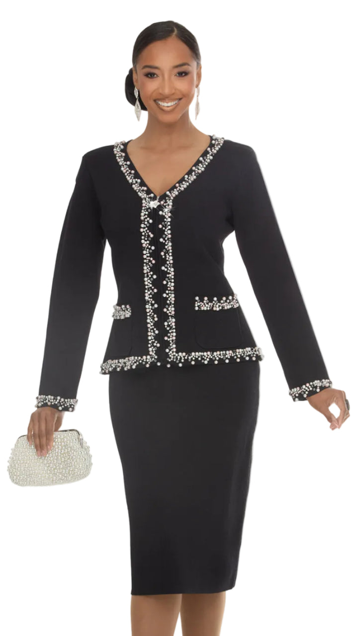 Donna Vinci KNITS, 2pc. Jacket & Skirt Set Style 13472