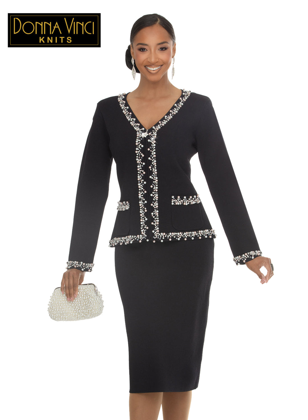 Donna Vinci KNITS, 2pc. Jacket & Skirt Set Style 13472