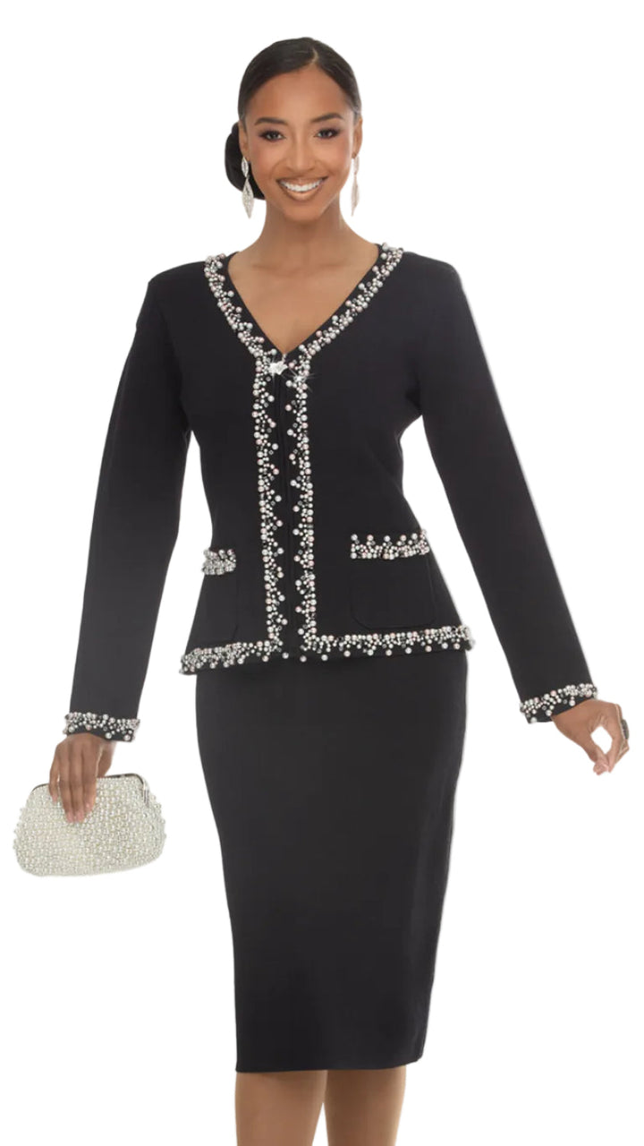 Donna Vinci KNITS, 2pc. Jacket & Skirt Set Style 13472