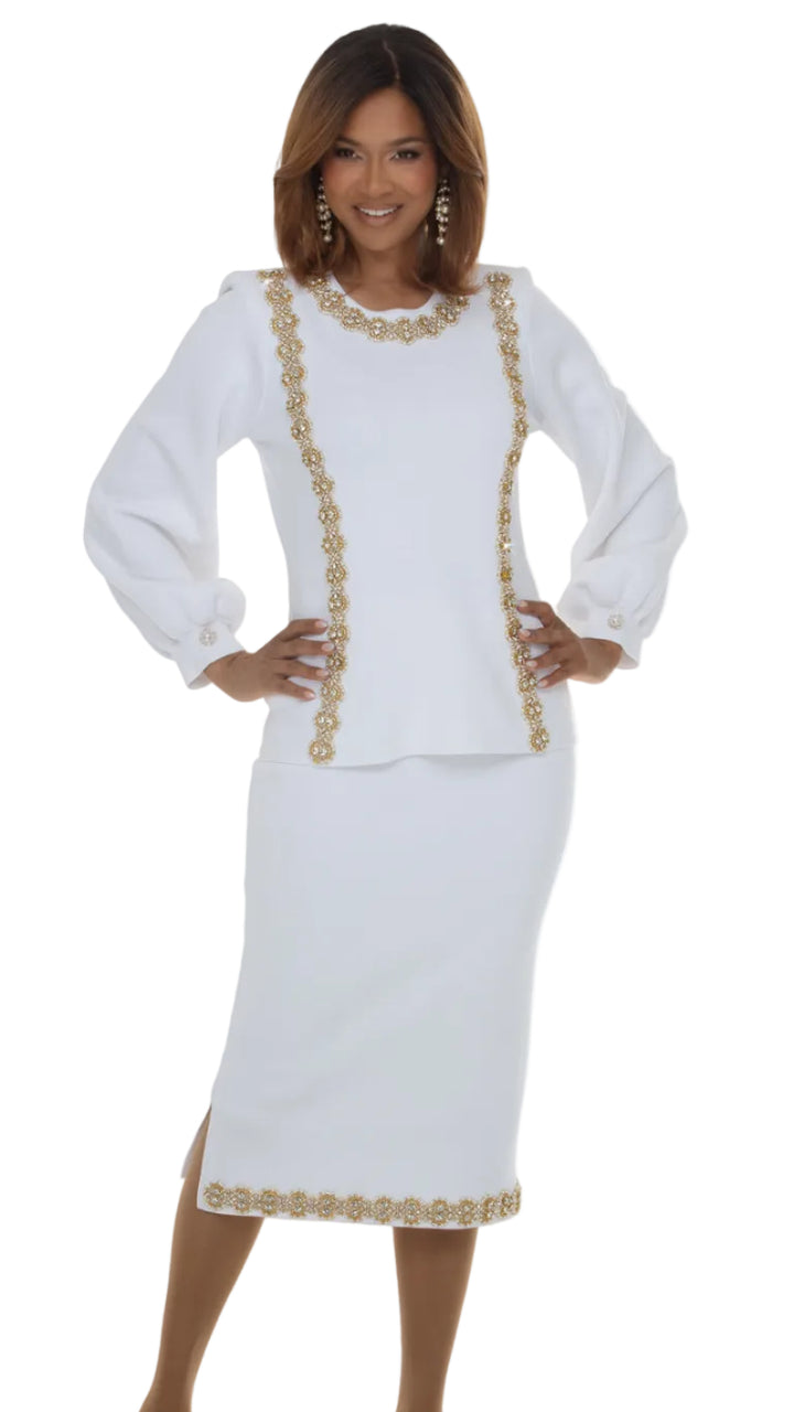 Donna Vinci KNITS, 2pc. Jacket & Skirt Set Style 13473