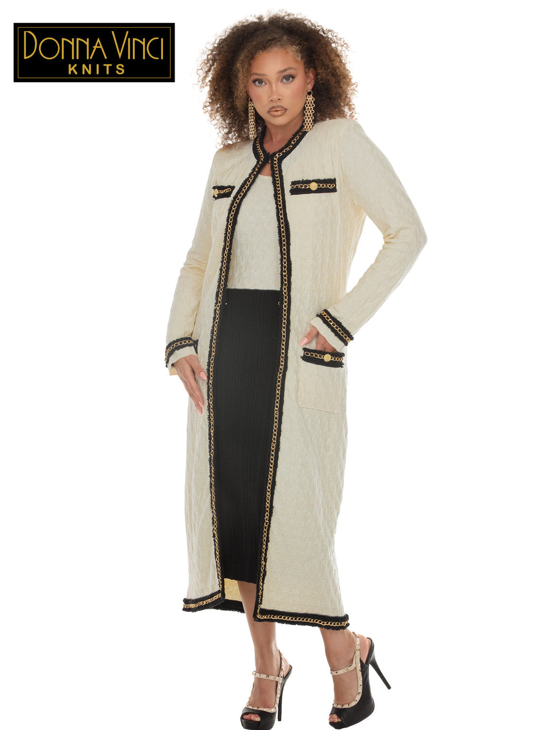 Donna Vinci KNITS, 2pc. Dress & Jacket Set Style 13475