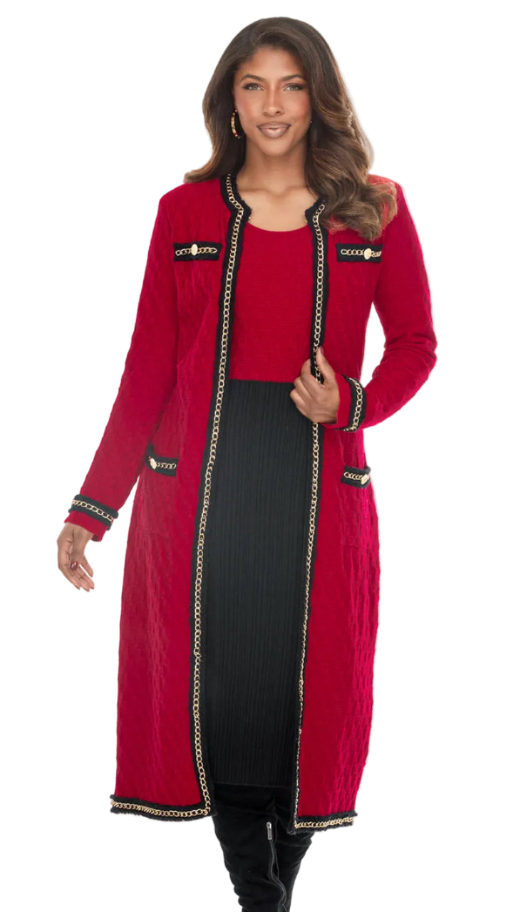 Donna Vinci KNITS, 2pc. Dress & Jacket Set Style 13475