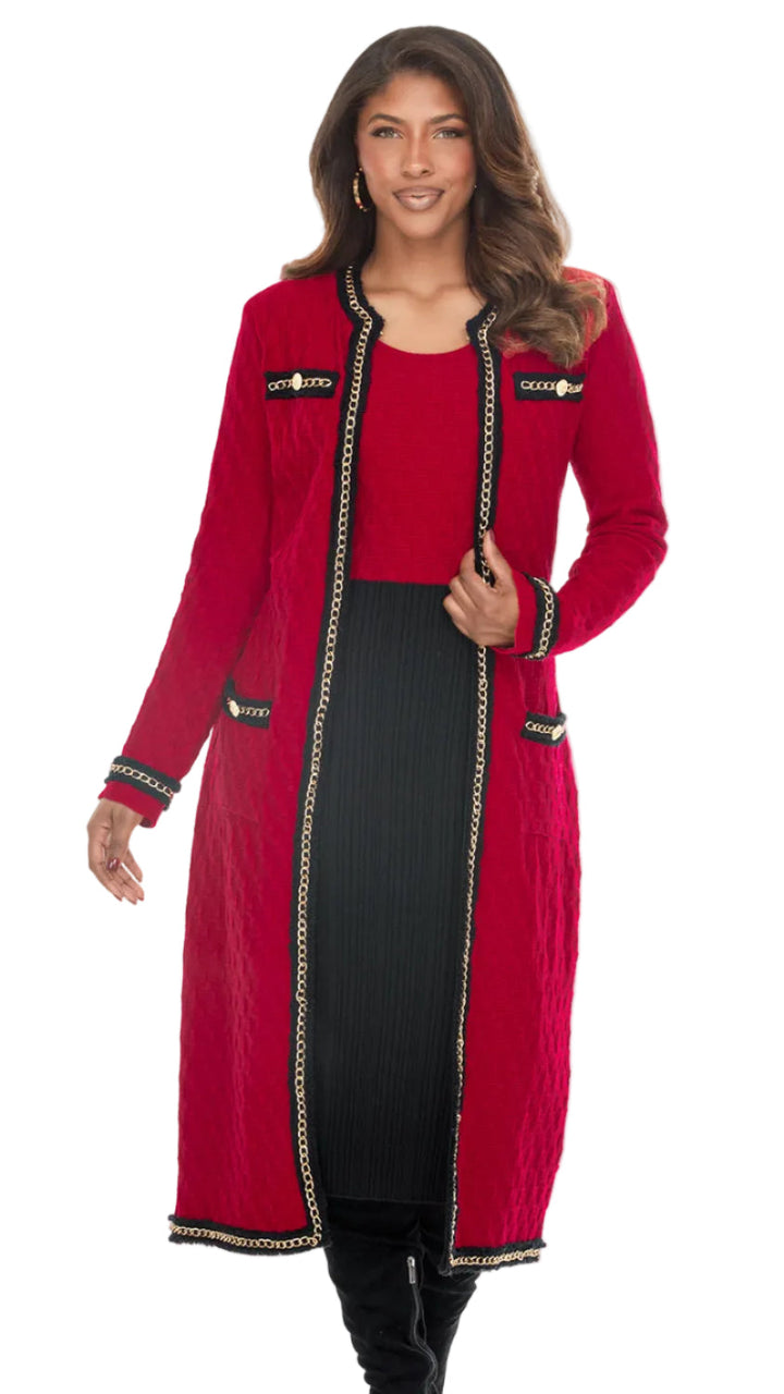 Donna Vinci KNITS, 2pc. Dress & Jacket Set Style 13475