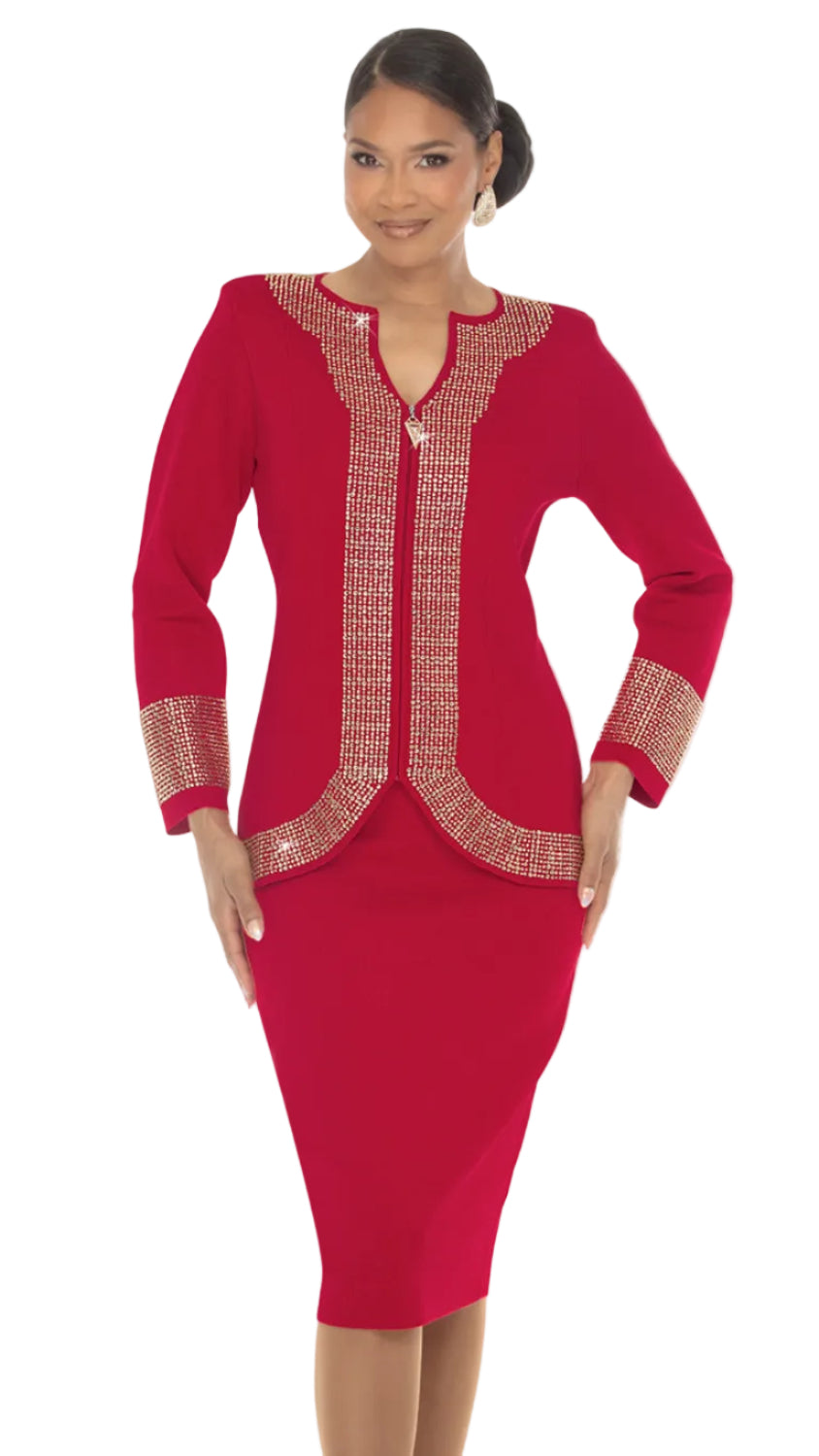 Donna Vinci KNITS, 2pc. Jacket & Skirt Set Style 13476