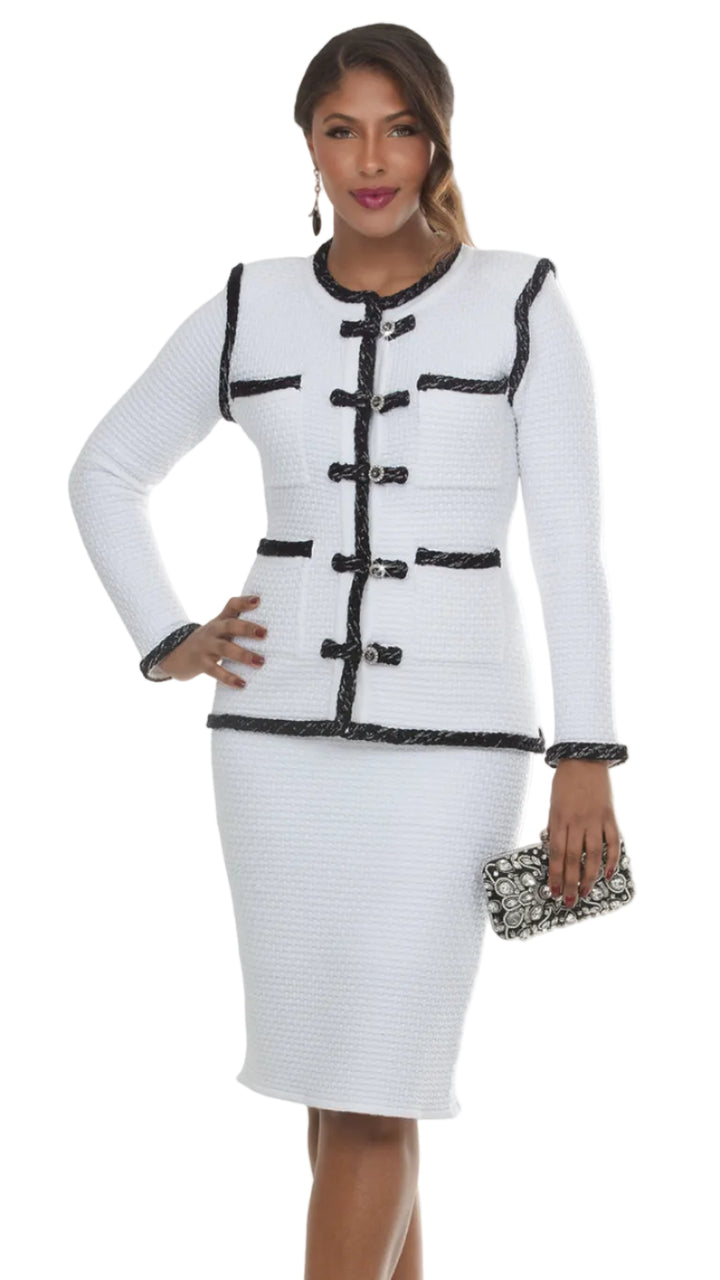 Donna Vinci KNITS, 2pc. Jacket & Skirt Set Style 13477