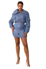 DENIM / SILVER