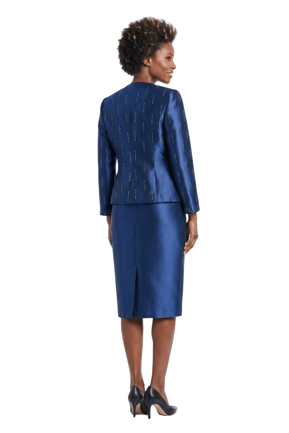3pc Silky Twill Skt Suit w/ Meteoric Stones - Especially Yours