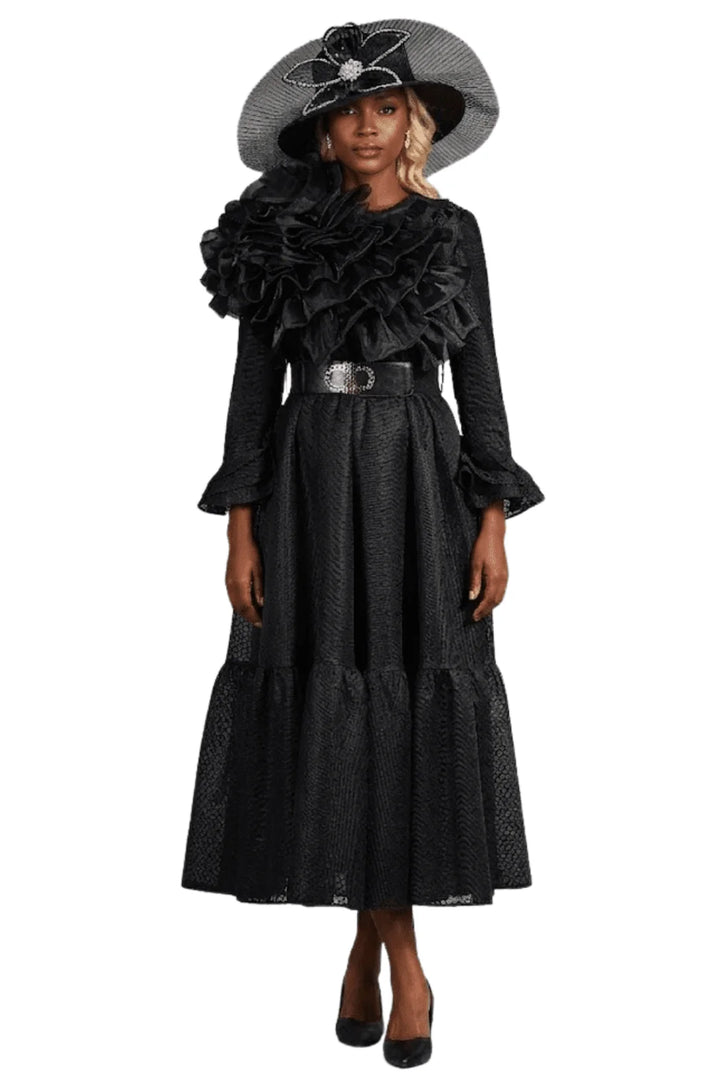 Honeycomb Mesh LS A-line Drs w/ Ovsz Org Flwr-Plus