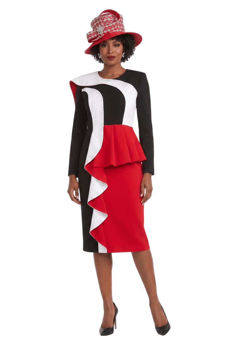 1pc Scuba ColorBlock Novelty Dress - Especially Yours