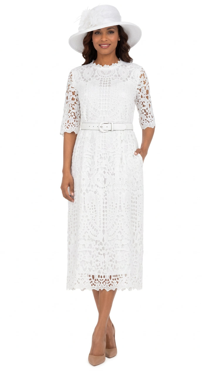 Heirloom Elegance Lace Midi Dress