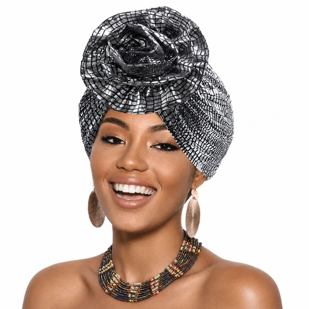 12PCS - Metallic Turban Hats - Especially Yours
