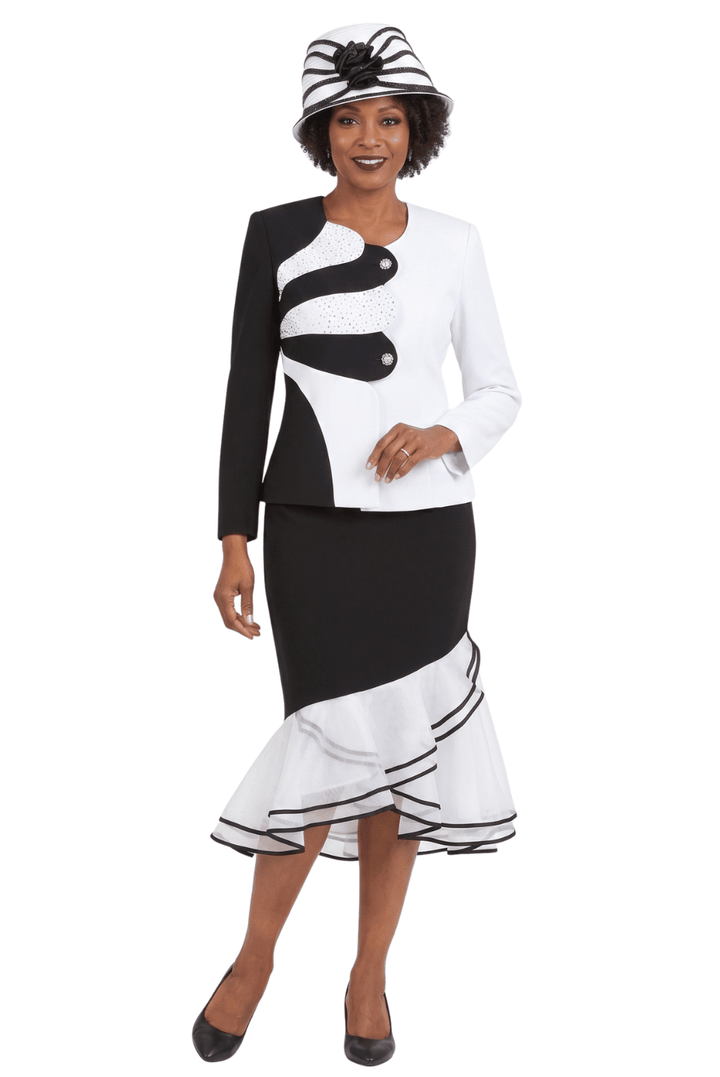 2pc ColorBlock Mmd Ogz Trim Skt Suit - Especially Yours
