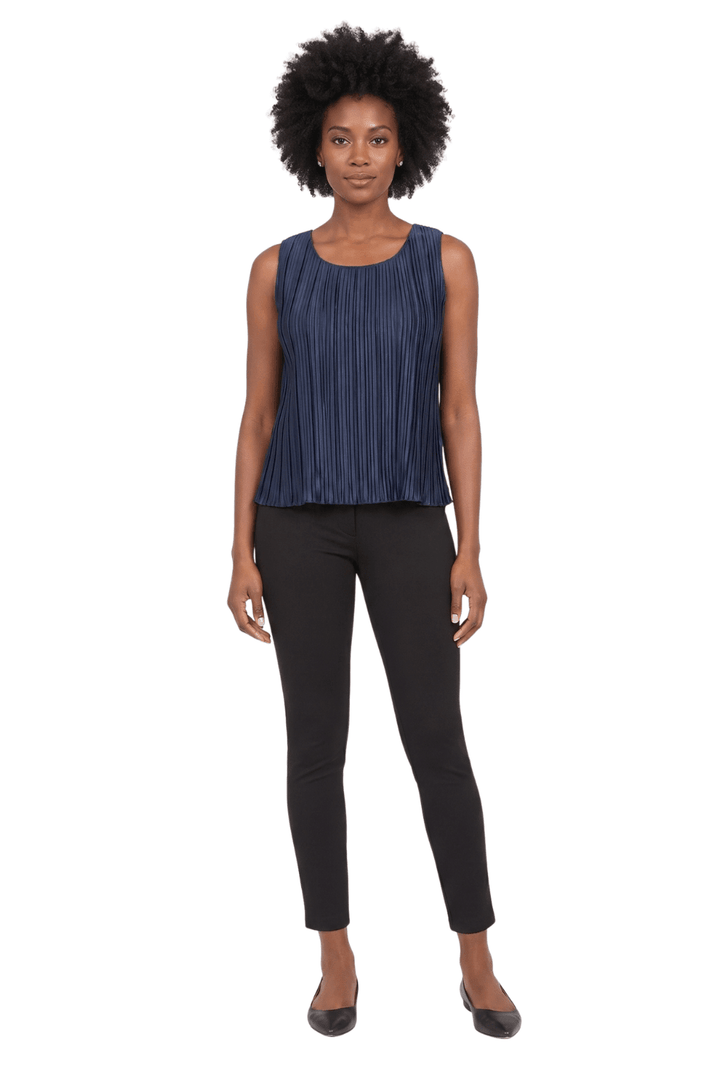 Vertical Pleats Satin Camisole - Plus - Especially Yours