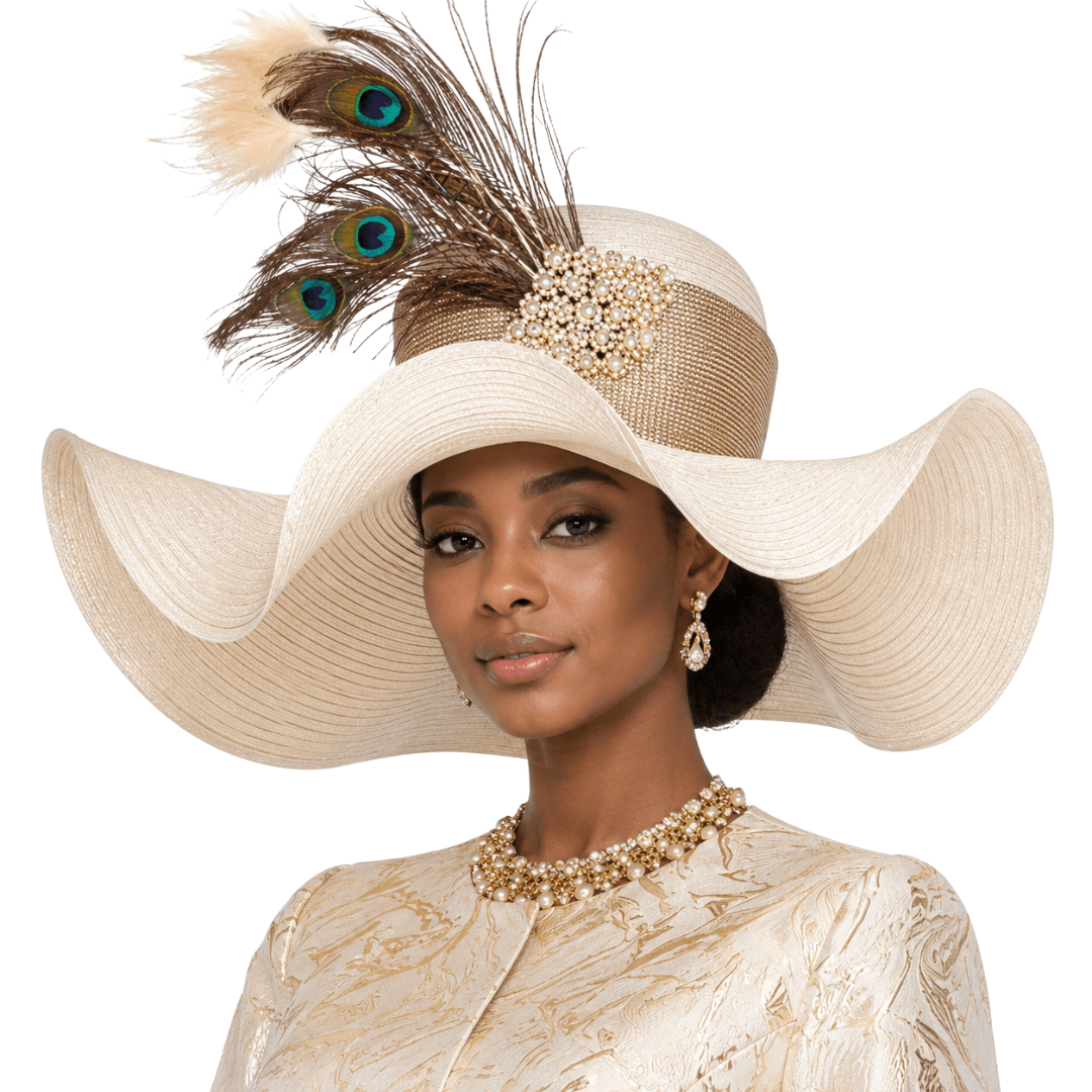 Abstract Brocade Hat - Especially Yours