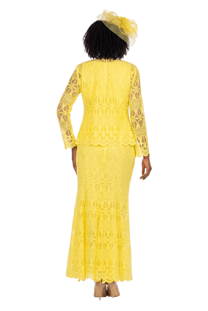 3pc Lux Lace Skirt Suit w/ Scallop Hems-Plus Size - Especially Yours