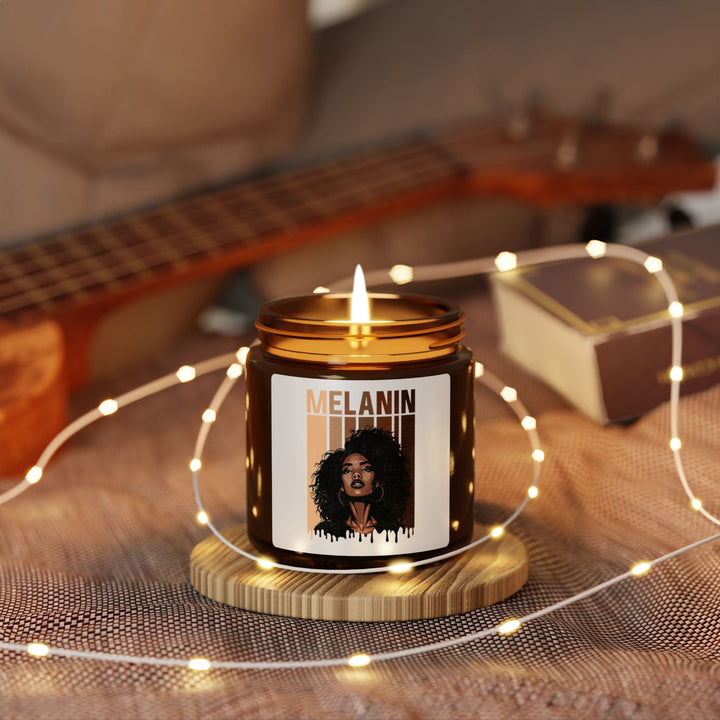 Melanin Soy Candle — Amber Jar Scented Candle (Decorative Aromatherapy Gift) - Especially Yours