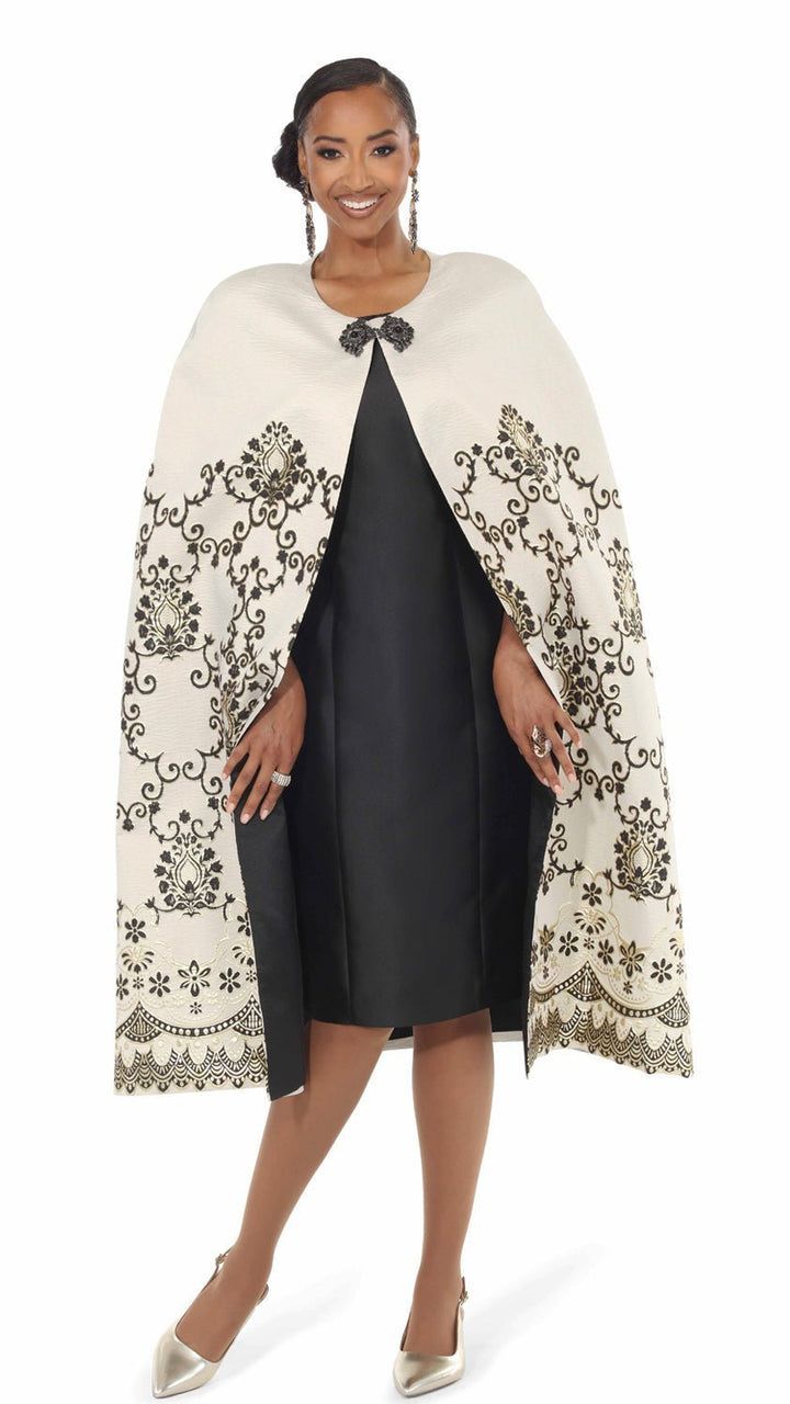 Lisa Rene Style 240729 - 2pc. Cape & Dress set