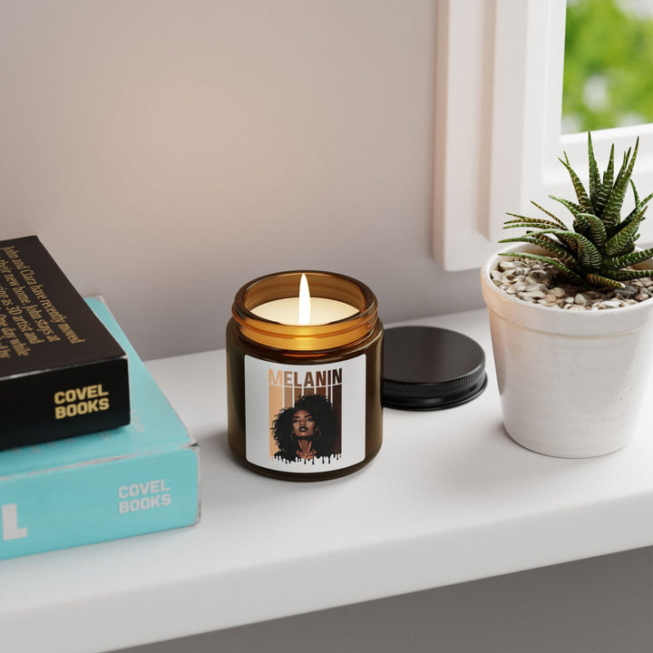 Melanin Soy Candle — Amber Jar Scented Candle (Decorative Aromatherapy Gift) - Especially Yours