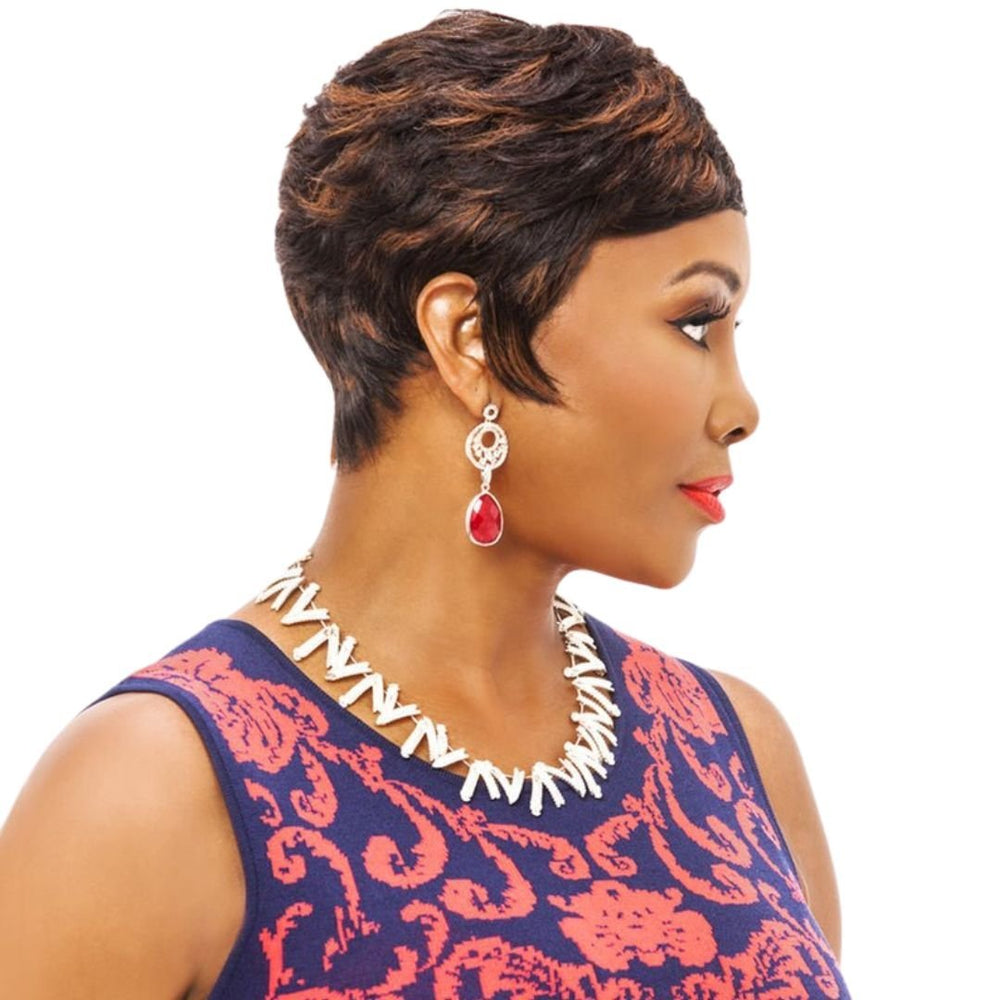 HH-CARITA Human Hair Razor Cut Pixie Wig - Vivica A. Fox - Especially Yours