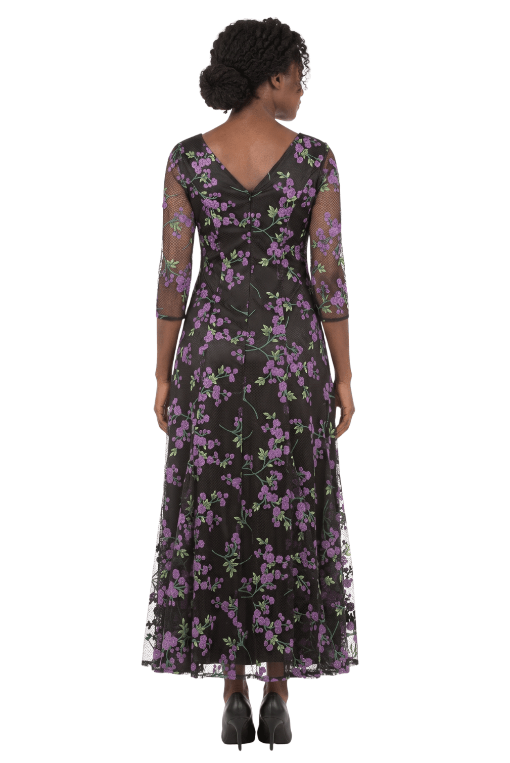 Evening Dress w/ See-thru Sleeves - Especially Yours