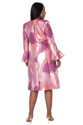 Abstract Print Dress & Duster Set - 41088 - Especially Yours
