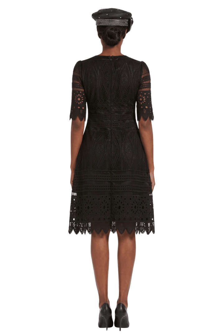 1pc Elbow Length Slv Lux Lace Shift Dress - Plus - Especially Yours