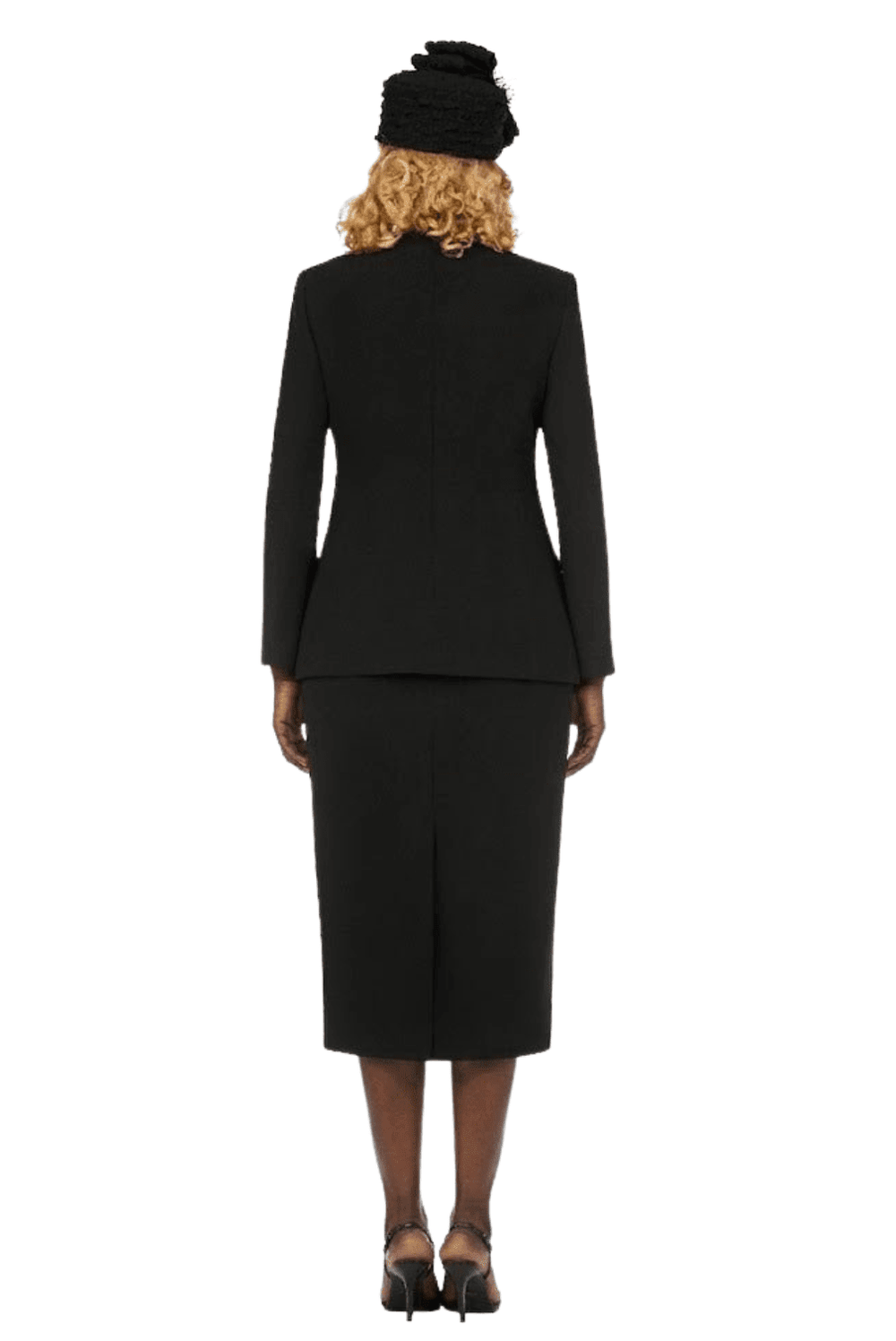 3pc Collarless 1 - button Basic Suit - Plus - Especially Yours