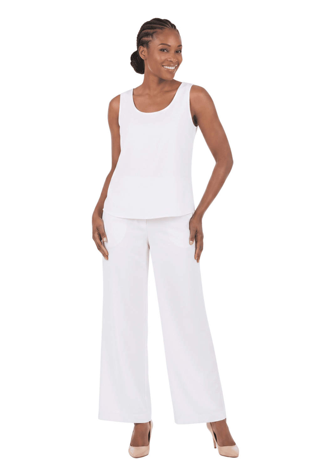 4pc Suit Set - Jkt, Cami, Skirt, Pants-Plus - Especially Yours