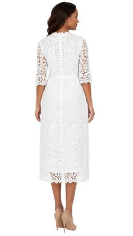 Heirloom Elegance Lace Midi Dress-Plus